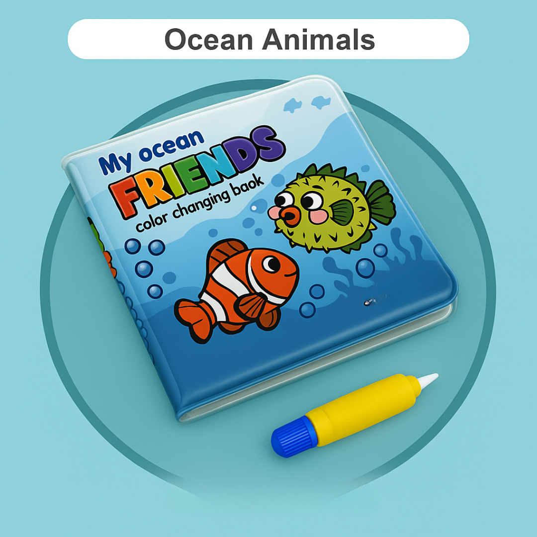 AquaDoodle – Montessori water coloring book
