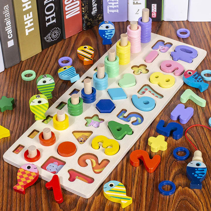Woods – Montessori wooden play board
