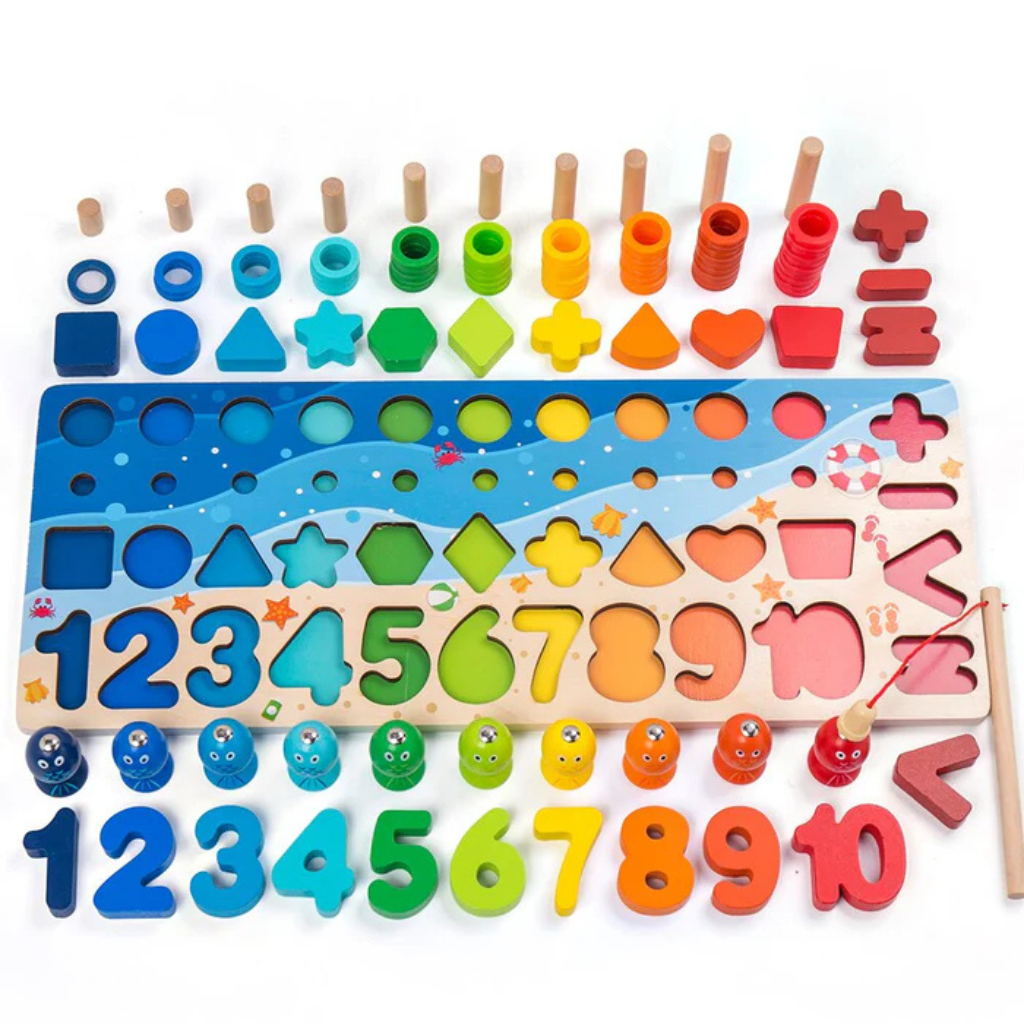 Woods – Montessori wooden play board