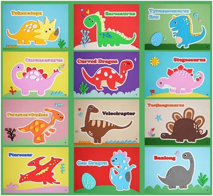 Stikko – 3D foam sticker puzzles (12 sheets)