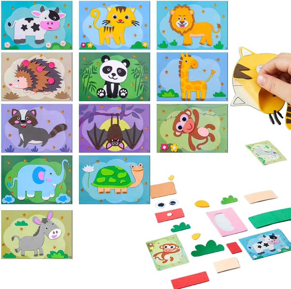 Stikko – 3D foam sticker puzzles (12 sheets)