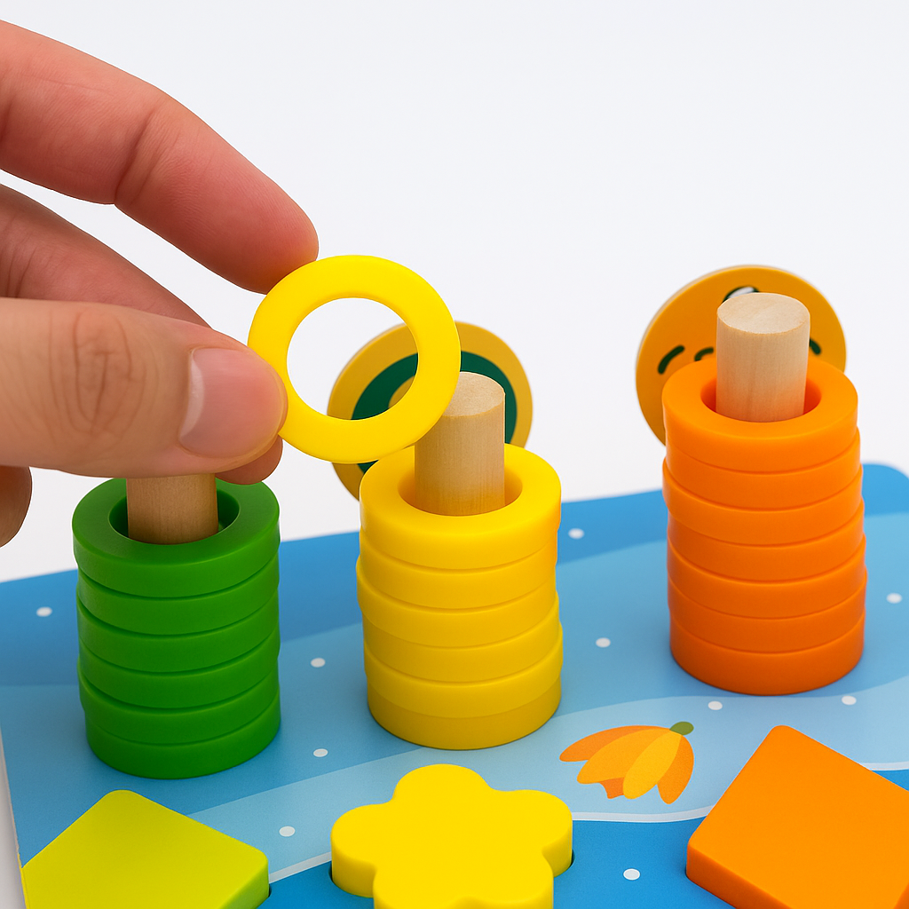 Woods – Montessori wooden play board