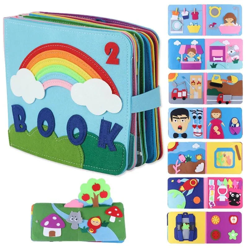 Montessori touch & tell storybook – Learning through play