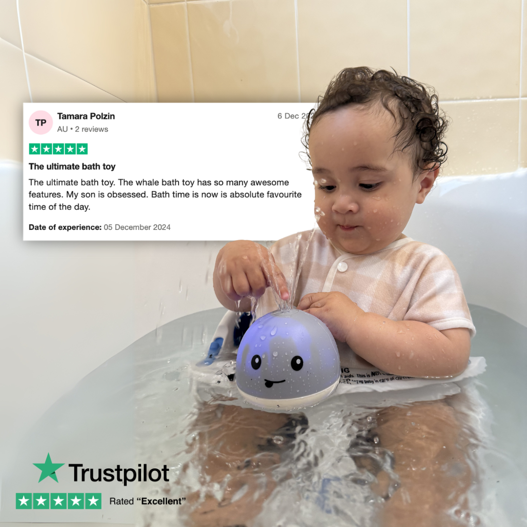 Splashi – Water spraying whale toy