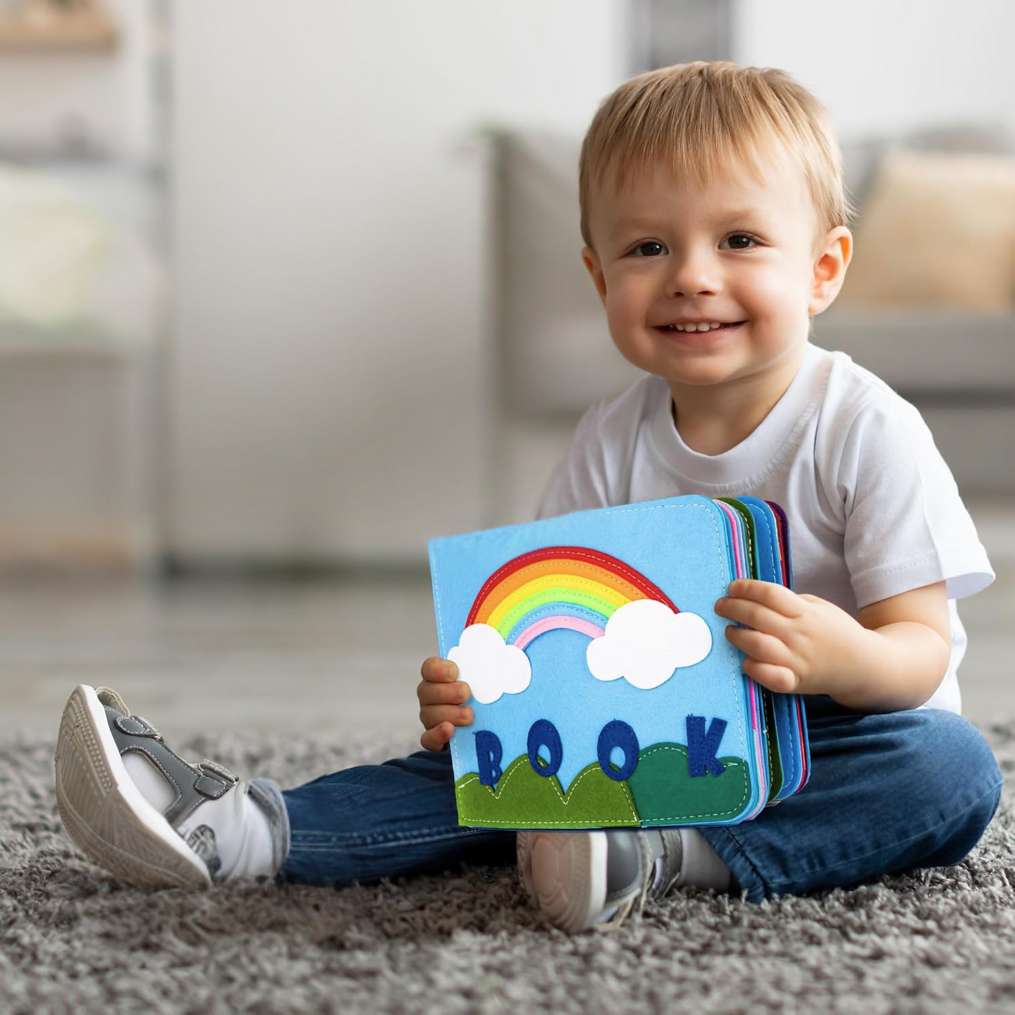 Montessori touch & tell storybook – Learning through play