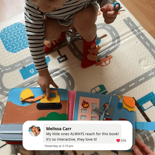 Montessori touch & tell storybook – Learning through play