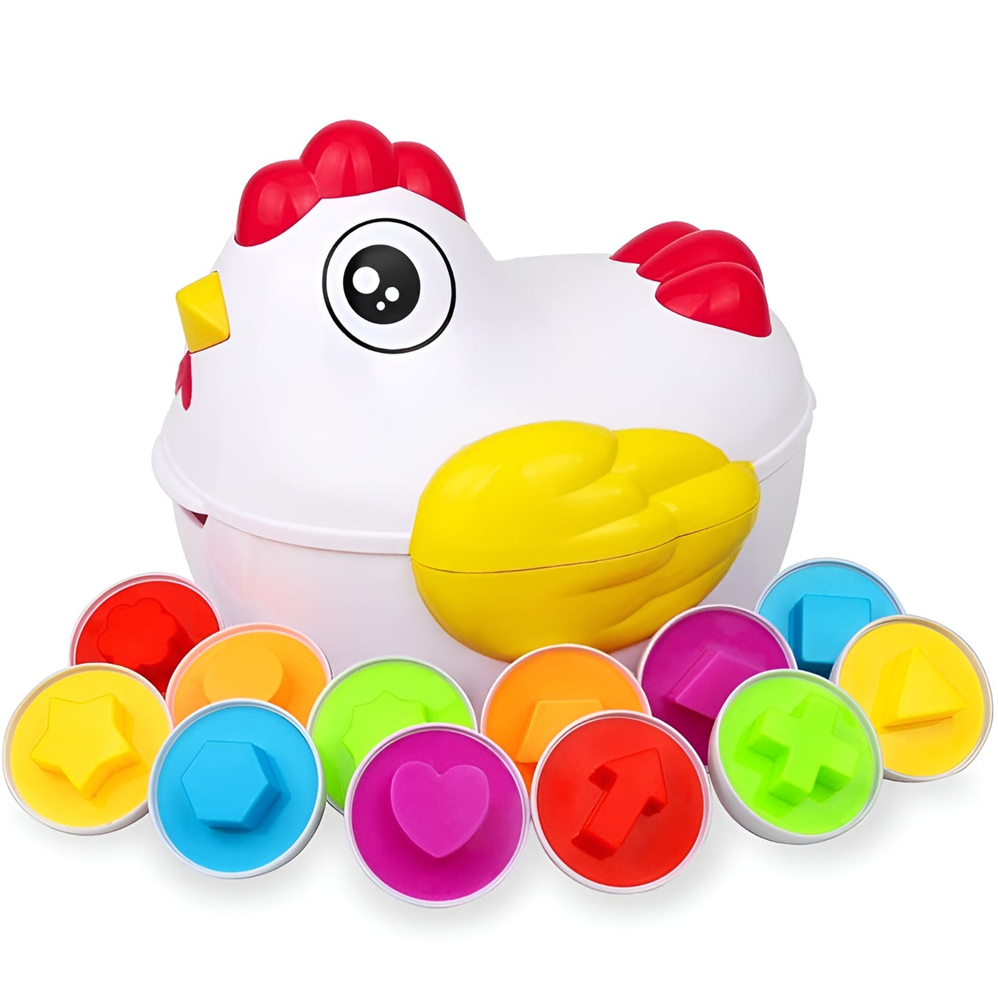EduEggs – Montessori shape sorting egg set