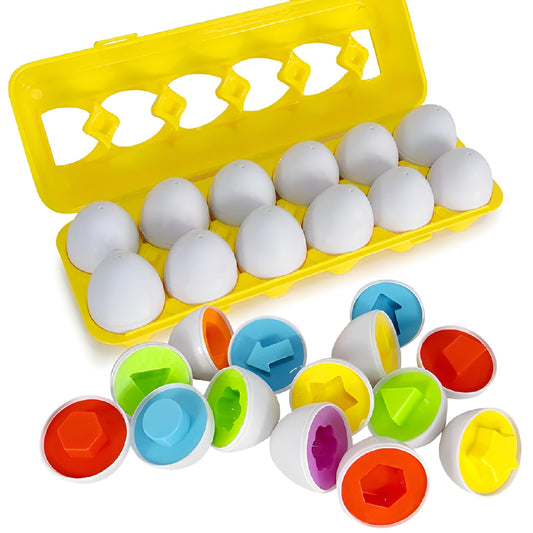 EduEggs – Montessori shape sorting egg set