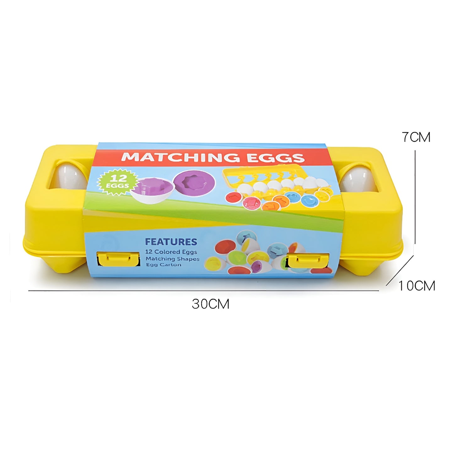 EduEggs – Montessori shape sorting egg set