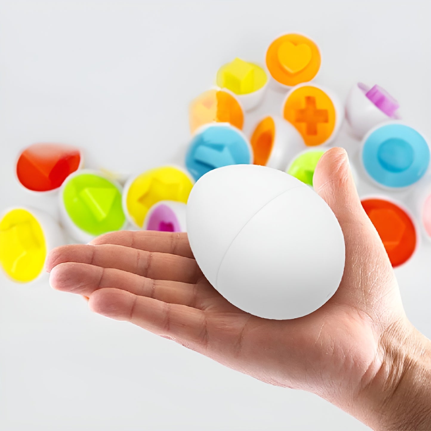 EduEggs – Montessori shape sorting egg set
