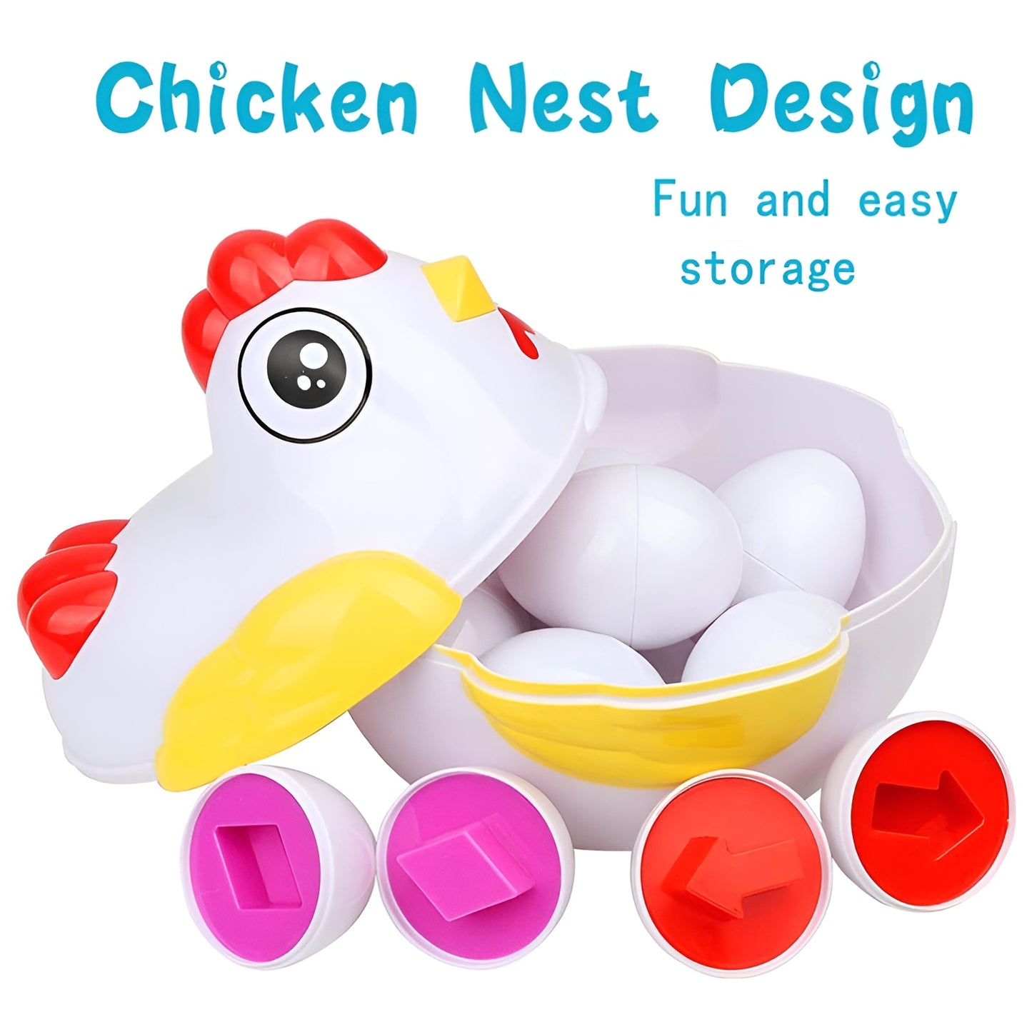 EduEggs – Montessori shape sorting egg set
