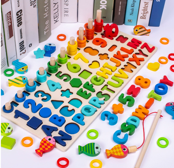 Woods – Montessori wooden play board
