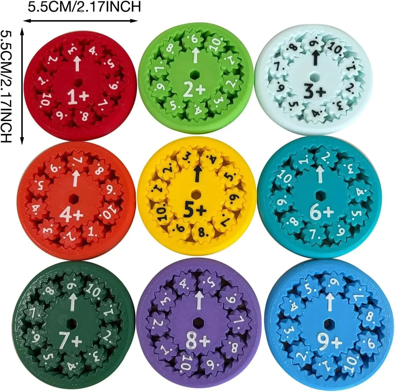 WhizSpinner – Counting addition – Math fidget