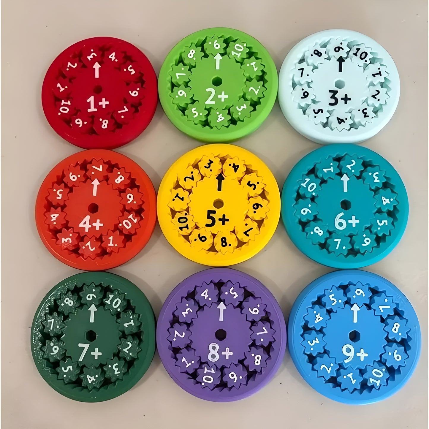 WhizSpinner – Counting addition – Math fidget