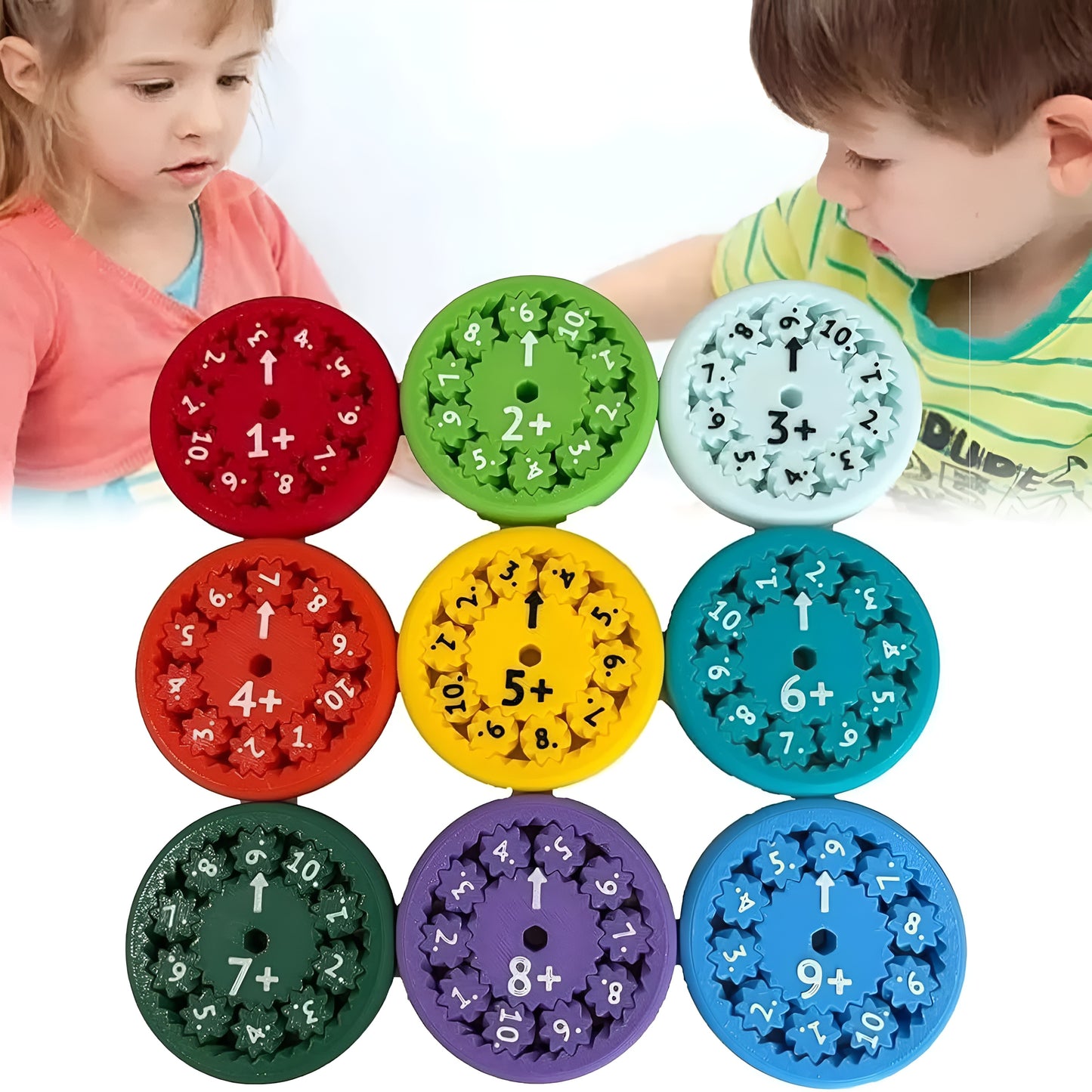 WhizSpinner – Counting addition – Math fidget