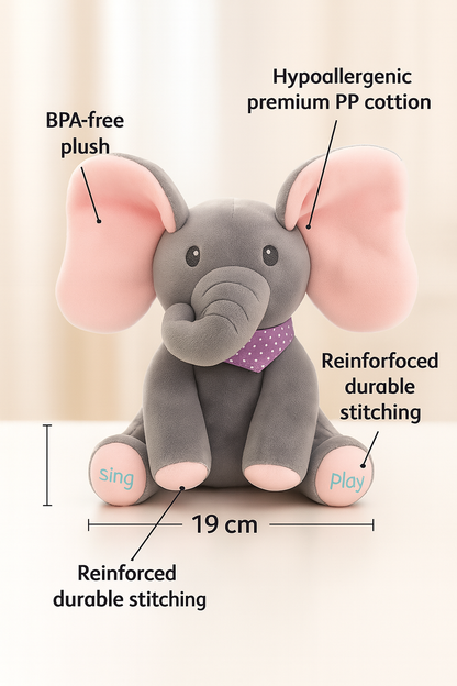 Elli – Peek-a-boo musical elephant