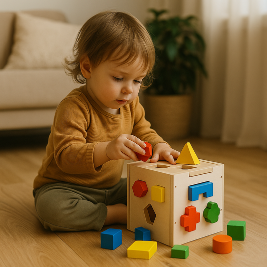 Lio – Montessori shape sorting cube