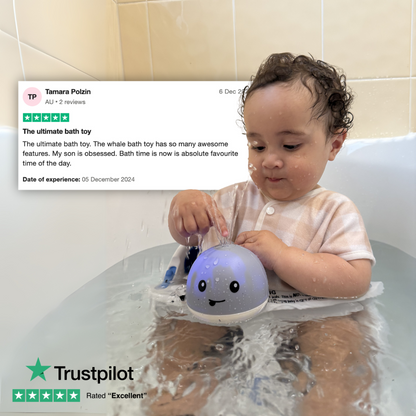 Splashi – Water spraying whale toy