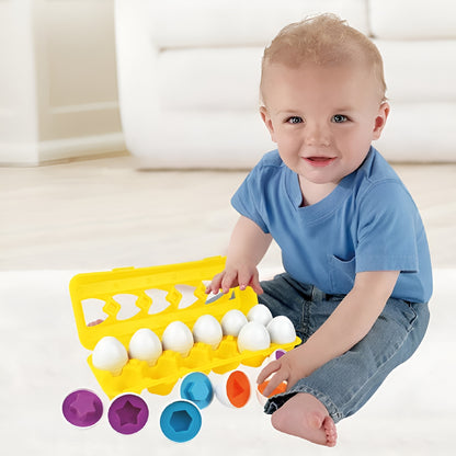 EduEggs – Montessori shape sorting egg set