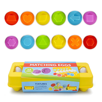 EduEggs – Montessori shape sorting egg set