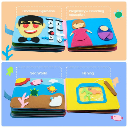 Montessori touch & tell storybook – Learning through play