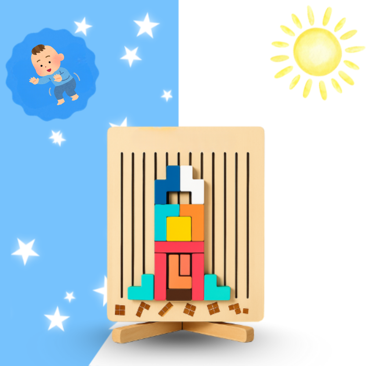 Playcado – Focus-building shape puzzle
